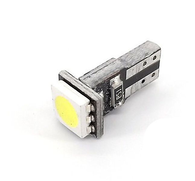 ŻARÓWKA LED 0,25W T5 12V biała 20lm kokpit, zegary zdjęcie 3