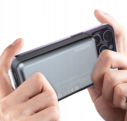 DUDAO POWERBANK BEZPRZEWODOWY 10000mAh 15W MAGSAFE DUŻY POJEMNY POWER BANK na Arena.pl