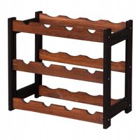 Regał na wino drewniany stojak na 12 butelek półka