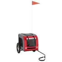 Przyczepka rowerowa dla zwierząt, tkanina Oxford i żelazo