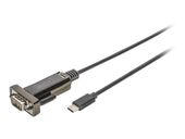 DIGITUS USB Type-C to Serial Adapter | Digitus | DIGITUS DA-70166 - adapter szeregowy - USB-C - RS-232 | DA-70166