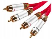 KABEL 2 RCA - 2x RCA STEREO AUDIO OFC GOLD MONKEY CABLE CONCEPT MCTANA 2m