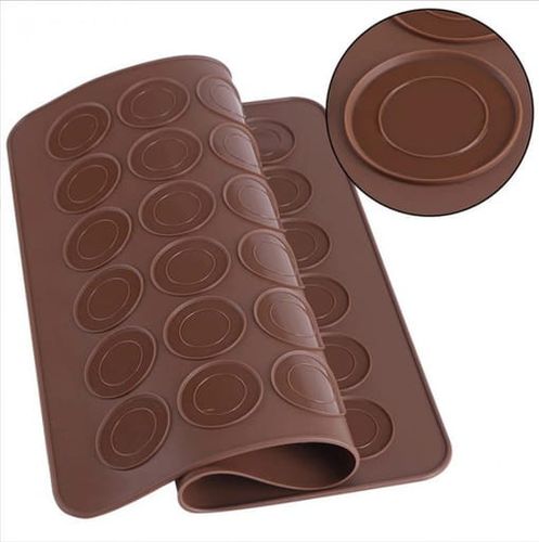 Mata silikonowa do makaroników duża foremka forma do pieczenia ciastek bez na Arena.pl