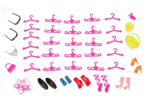 UBRANKA SUKIENKI AKCESORIA DLA LALEK ZESTAW na Arena.pl