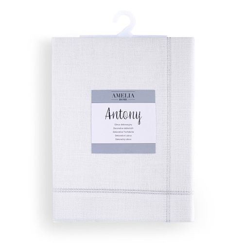 AmeliaHome Bieżnik ANTONY 60X120 Biały na Arena.pl