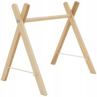Stojak Edukacyjny Gimnastyczny Baby Gym Drewniany Naturalny Montessori