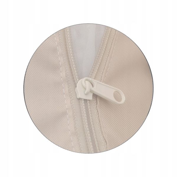 Poduszka na huśtawkę ogrodową fotel wiszący kokon WODOODPORNA ZAGŁÓWEK beż zdjęcie 6