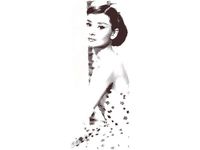 40X100CM HEPBURN AUDREY OBRAZ PION