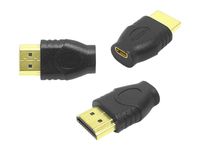 PRZEJŚCIE: WTYK HDMI - GNIAZDO MICRO HDMI