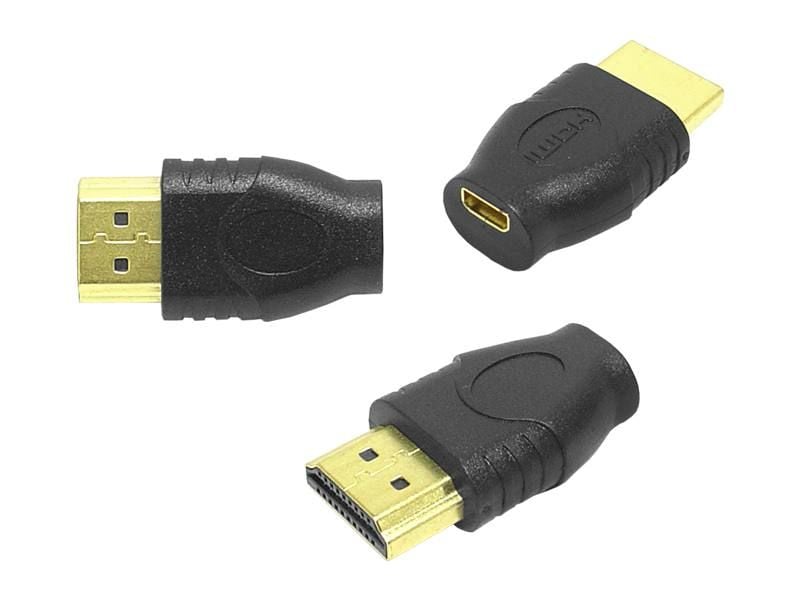 PRZEJŚCIE: WTYK HDMI - GNIAZDO MICRO HDMI zdjęcie 1
