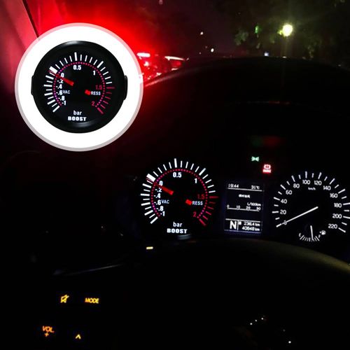 WSKAŹNIK CIŚNIENIA DOŁADOWANIA TURBO BOOST ZEGAR CIŚNIENIE 2BAR PODŚWIETL. na Arena.pl