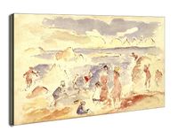 Beach Scene, Auguste Renoir - obraz na płótnie 120x90 cm