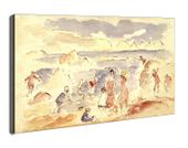 Beach Scene, Auguste Renoir - obraz na płótnie 50x40 cm