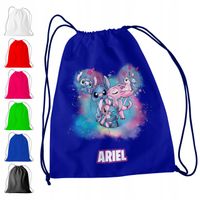 WOREK PLECAK SPORTOWY NA WF DLA DZIECI - LILO STITCH + IMIĘ! JUMBA NANI