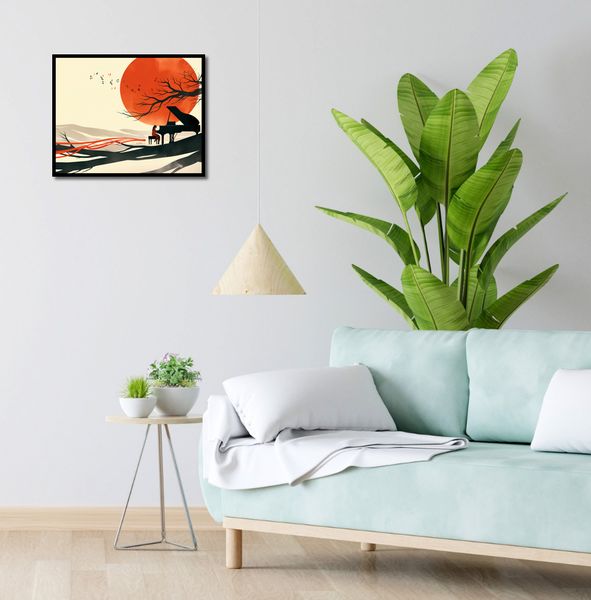 Plakat 50x40cm Pianistka zdjęcie 4