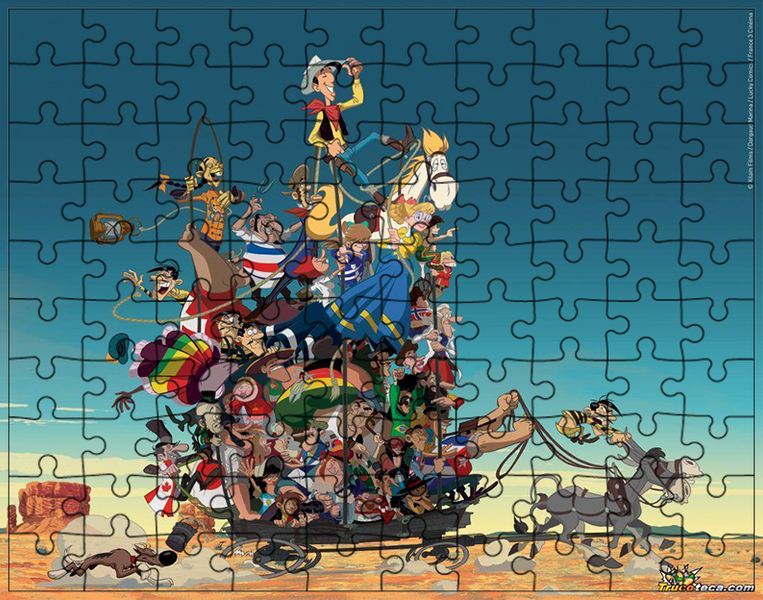 Puzzle Lucky Luke zdjęcie 1