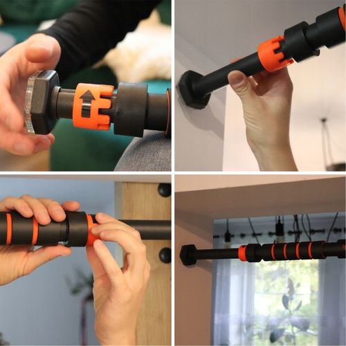 DRĄŻEK do podciągania ĆWICZEŃ rozporowy regulowany STALOWY mocny DO 150kg na Arena.pl