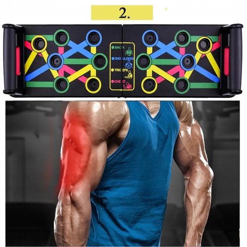 DESKA UCHWYTY DO POMPEK ĆWICZEŃ POMPKI PUSH 14w1 na Arena.pl