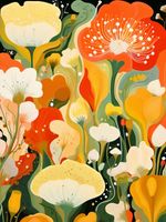 Plakat 30x40cm Kwiatowy Raj