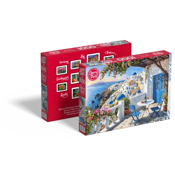 Puzzle 1000 elementów. Santorini Blues 30936 zdjęcie 6