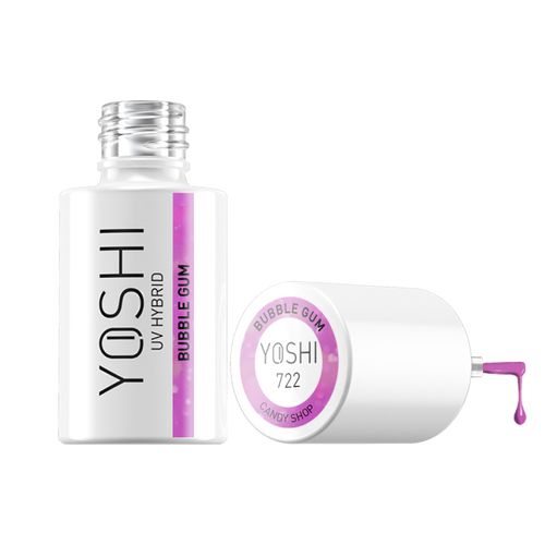 YOSHI Lakier hybrydowy Bubble Gum 6ml -  722 na Arena.pl
