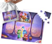 PUZZLE - W Głowie Się Nie Mieści WZORY Z BAJEK PREZENT 24el + WORECZEK