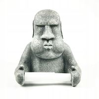 Uchwyt na PAPIER TOALETOWY Moai WYSPY WIELKANOCNE Figurka GŁOWA ŚMIESZNY