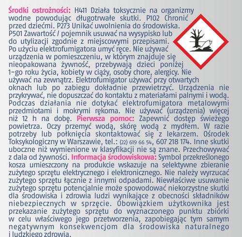 BROS Urządzenie elektro+płyn na komary dla dzieci na Arena.pl