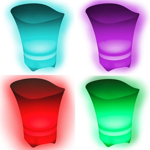 pojemnik wiaderko na lód rgb z oświetleniem led cooler 5l głośnik bluetooth na Arena.pl