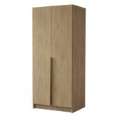 Szafa BONO I 100 cm-pojemna garderoba-CREMONA+ZŁOTY