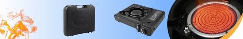 KUCHENKA TURYSTYCZNA GAZOWA CERAMICZNA PRZENOŚNA 2W1 + REDUKTOR Z WALIZKĄ na Arena.pl