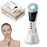 MASAŻER DO TWARZY EMS ULTRADŹWIĘKI FOTON KRIOTERAPIA MEZOTERAPIA 7w1