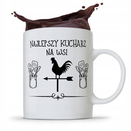 Kubek Dla Najlepszego Kucharza Kucharki Na Wsi Z Nadrukiem Ze Zdjęciem na Arena.pl