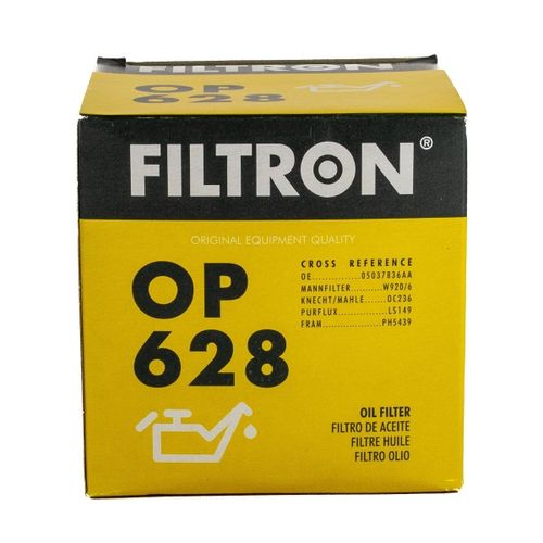 FILTRON filtr oleju OP628 - Ford Mondeo 1.6-2.0i 16V 96->, Chrysler Voyager Pacifica 3 na Arena.pl