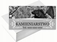 Wizytówki firmowe 100szt duży WYBÓR wzorów KAMIENIARSTWO