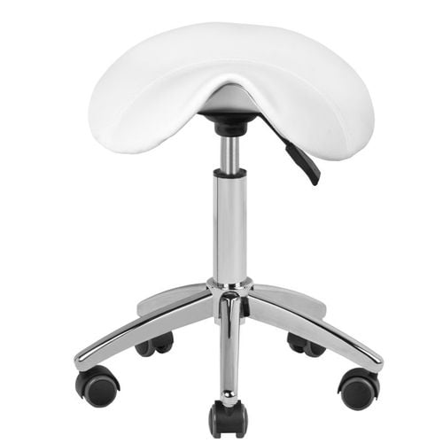 Taboret kosmetyczny AM-302 biały na Arena.pl