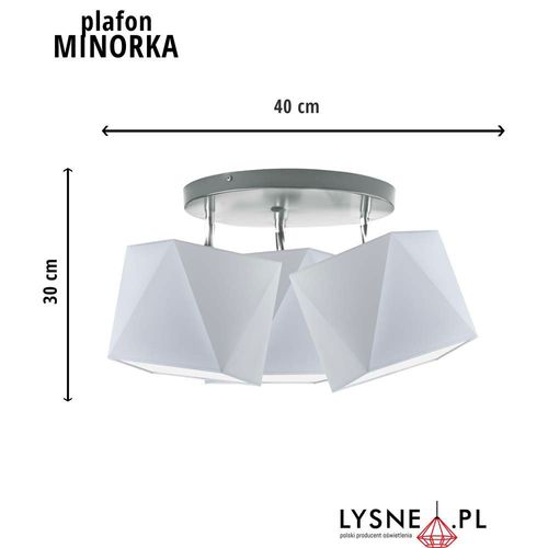 Nowoczesna plafoniera MINORKA na Arena.pl