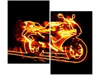 80X70CM MOTOR DUO OBRAZ