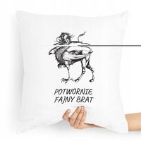 Poduszka Prezent Dla Brata Potwornie Fajny Brat Z Nadrukiem Ze Zdjęciem