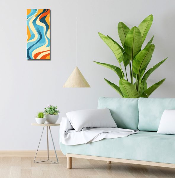 Obraz 20x50cm Tańczące Fale zdjęcie 2