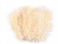 Piórka strusie  ( Beżowe ) 20 sztuk