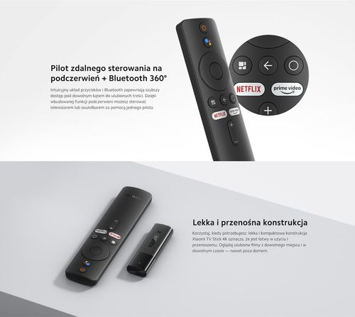 Xiaomi SMART TV STICK 4K 8 GB FOLIA na Arena.pl