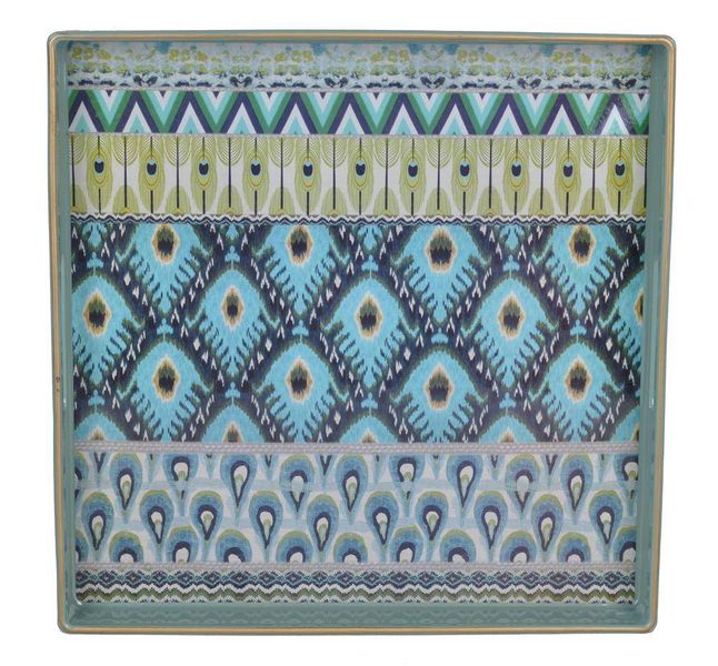 Taca kwadratowa seledynowa zdjęcie 1