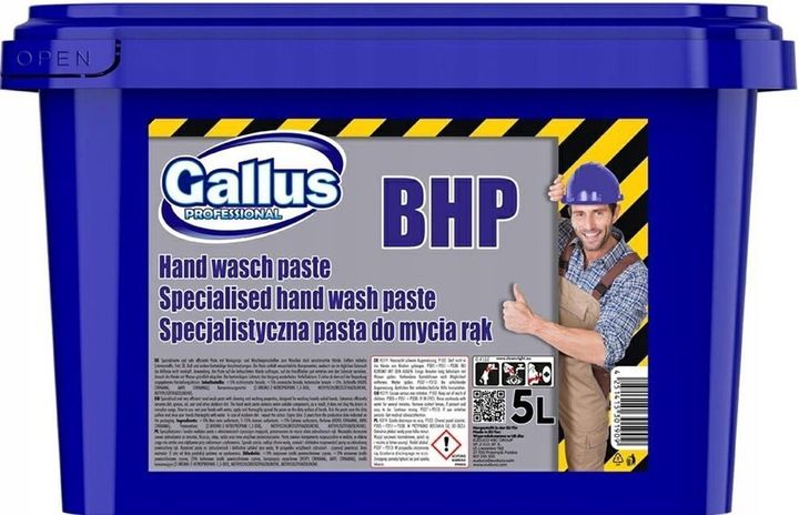 GALLUS Pasta BHP do mycia rąk 5L zdjęcie 1