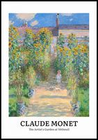 Plakat 70x100cm Design Artist Garden, Monet Vintage do Salonu