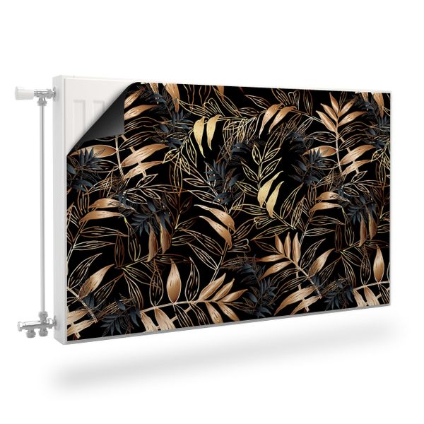 Mata MAGNETYCZNA Na Kaloryfer Liście Natura Styl Glamour 120cm x 60cm zdjęcie 1