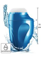 masturbator fusion x aqua bubble z wibracją niebieski