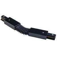 Elastyczny łącznik do szyn 2060 Zumaline 1-fazowy czarny