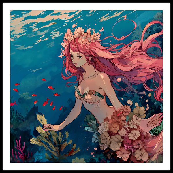 Plakat 90x90cm Nimfa Oceanu zdjęcie 3