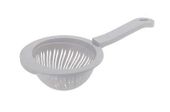 Cedzak z rączką durszlak plastikowy mały ASTON 15 cm szary jasny